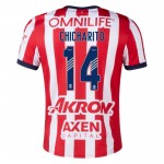 Günstige Fußballtrikots CD Guadalajara Chicharito 14 Heimtrikot 2024-25 Kurzarm Günstige Fußballtrikots CD Guadalajara Chicharito 14 Heimtrikot 2024-25 Kurzarm